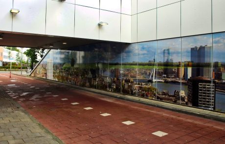 Kunstwand Metrostation Capelsebrug